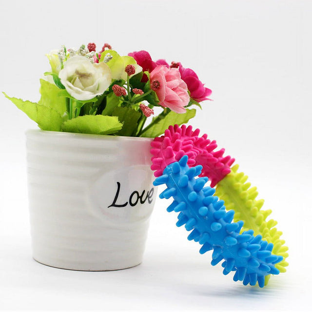 Black and Friday Deals Blueek Pet Dog Puppy Cat Rubber Dental Teeth Chew Bone Play Training Fetch Fun Toys Hot