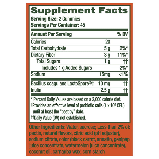 Align Probiotic Dualbiotic Gummies, Unisex Probiotic Dietary Supplement, 90 Ct