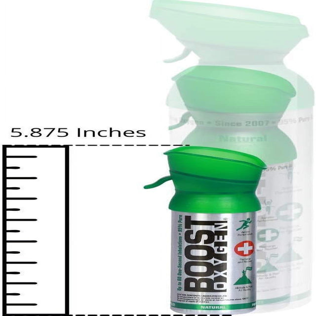 All New 3 Liter Juisharee Supplemental Oxygen to Go All-Natural Respiratory Support for Health, Wellness, Performance, Recovery and Altitude (Natural, 3 Pack)