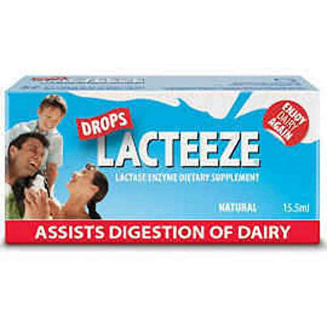 Lactase Enzyme Lacteeze Drops 15.5 Ml Liquid by Gelda Scientific