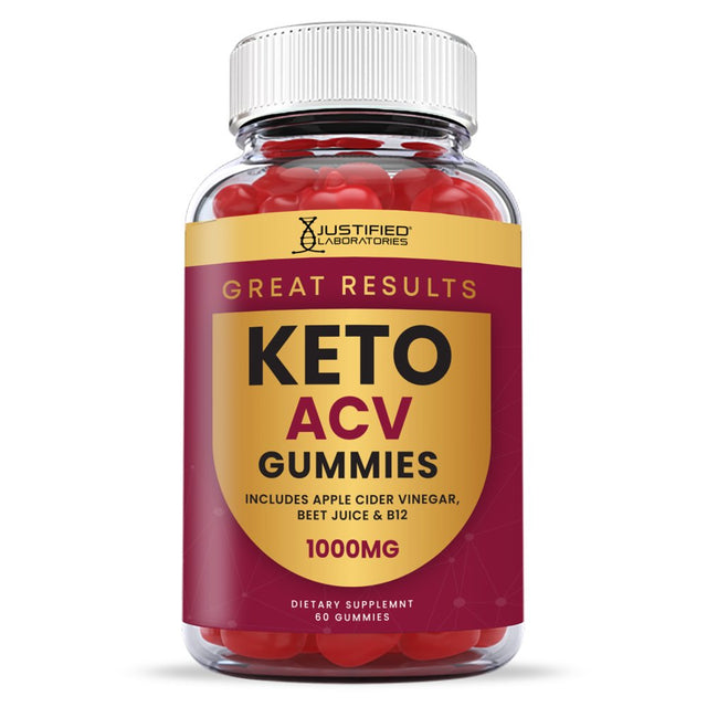 (3 Pack) Great Results Keto ACV Gummies 1000MG Dietary Supplement 180 Gummys