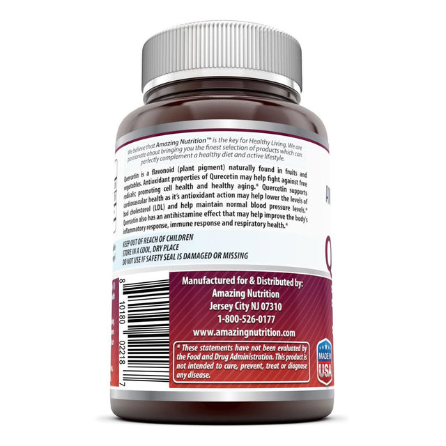 Amazing Formulas Quercetin 500 Mg 120 Vcaps