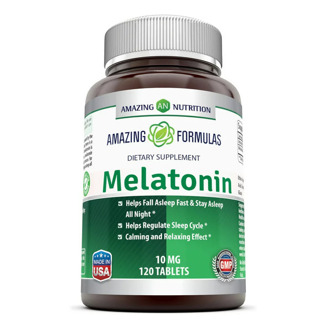 Amazing Formulas Melatonin 10 Mg 120 Tablets