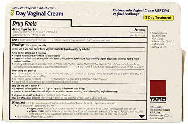 Gyne-Lotrimin Clotrimazole 3-Day Vaginal Cream, 0.74 Oz.