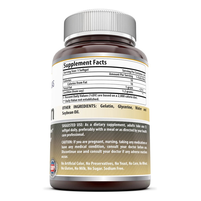 Amazing Formulas Lecithin 1200Mg 240Softgels