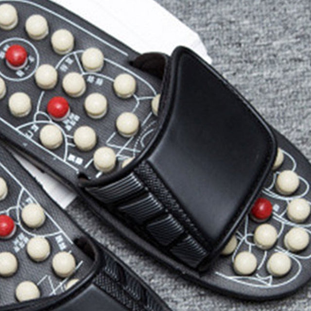 DERCLIVE Plantar Fasciitis Relief Massager, Foot Massage Slippers Sandals Mat for Men Women, Reflexology Foot Massager for Circulation