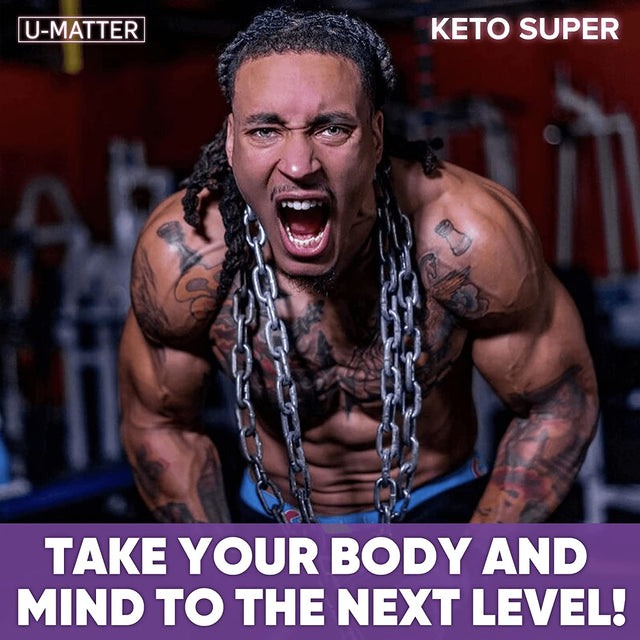 KETO SUPER Apple Cider Vinegar Capsules with Mother + Green Tea Ketones (High Potency 1200 Mg) 6X Weight Reducing Pills for Super Rapid Burn, Utilize Fat for Energy, Enhance Your Diet – U-Matter 60 CT