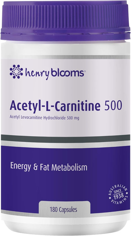 Acetyl L Carnitine 500 Vegetarian 180 Capsules