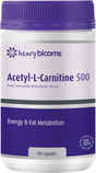 Acetyl L Carnitine 500 Vegetarian 180 Capsules