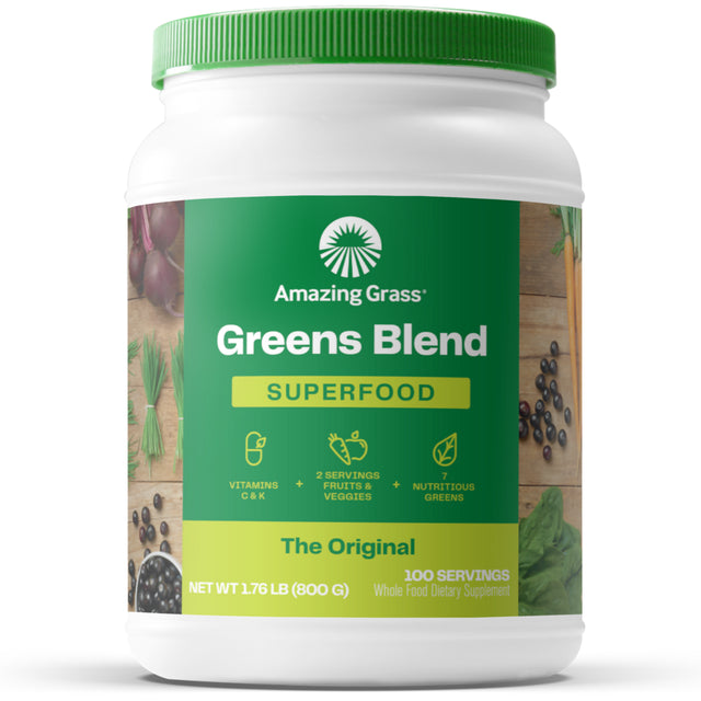 Amazing Grass, Greens Blend Superfood, the Original, 1.76 Lb, 100 Servings