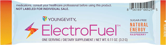 Hydration Supplements - Energy Drink Mix – Raspberry Electrolytes Powder Packets – up to 60 Servings - Formerly GO Stik - plus Gift