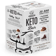 Genius Gourmet Gluten Free Keto Protein Bar, Chocolate Keto Bars, Premium Mcts, Low Carb, Low Sugar (Variety Pack, 20 Count (Pack of 1))