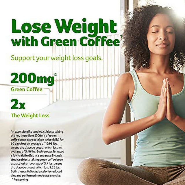 Green Coffee Bean Extract for Weight Loss Supplement | Purely Inspired Green Coffee Extract to Lose Weight | Dietary Supplements for Weight Loss | Non Stimulant Weight Loss Coffee Pills, 100 Count