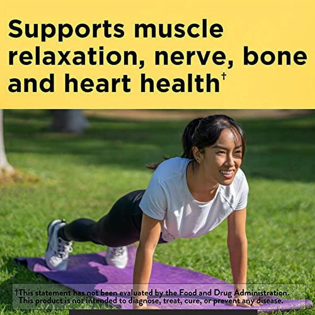 Nature Made Extra Strength Magnesium Oxide 400 Mg, Dietary Supplement for Muscle, Nerve, Bone and Heart Support, 60 Softgels, 60 Day Supply