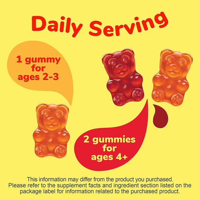 L'Il Critters Gummy Vites Multi-Vitamin & Mineral Gummy Bears, 70 CT (Pack of 3)