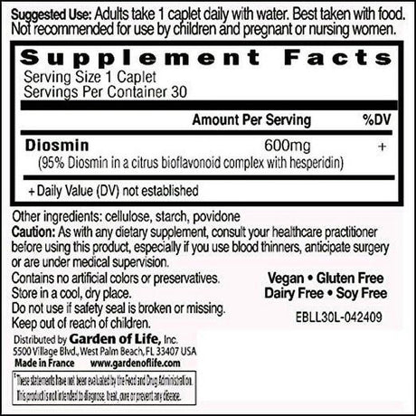 Garden of Life Extraordinary Beauty, Lovely Legs, 30 Vegan Caplets