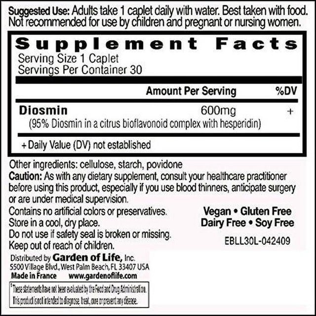 Garden of Life Extraordinary Beauty, Lovely Legs, 30 Vegan Caplets