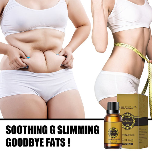 Hx-Meiye Belly Slimming Essential Oil Natural and Safe Ingredients for Sculpting a Good Figure 10Ml