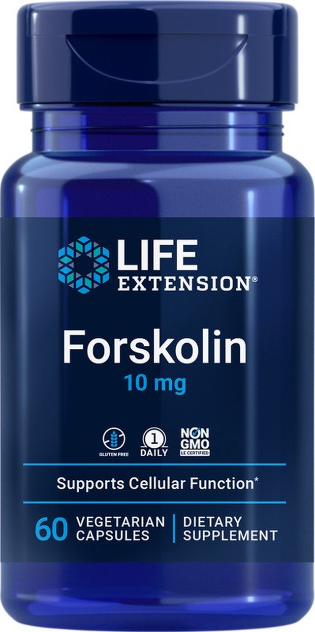 Life Extension Forskolin 10 Mg - 60 Vegetarian Capsules