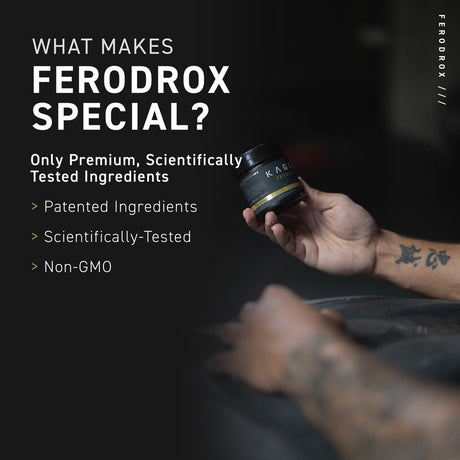 Kaged Ferodrox Ultra-Premium Testerone Pills for Men