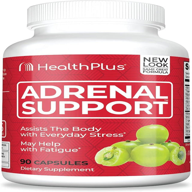Health plus Super Adrenal Cleanse, 90 Capsules, 45 Servings
