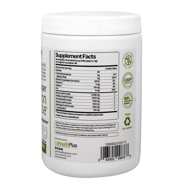 Health plus Super Colon Cleanse 12 Oz (Pack of 6)