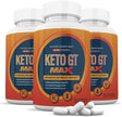 Justified Laboratories (3 Pack) Keto GT Max 1200MG Includes Apple Cider Vinegar Gobhb Exogenous Ketones Keto Pills Supplement Premium Ketosis Support for Men Women 180 Capsule