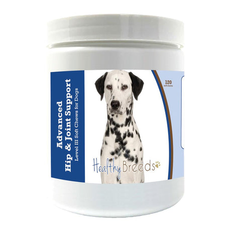 Healthy Breeds Dalmatian Advanced Hip & Joint Support Level III Soft Chews for Dogs 120 Count