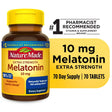 Nature Made Melatonin 10Mg Maximum Strength Tablets, 100% Drug Free Sleep Aid, 70 Count
