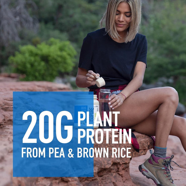 Isopure Vanilla Vegan Protein Powder, with Monk Fruit Sweetener & Amino Acids, Post Workout Recovery, Sugar Free, Plant Based, Organic Pea Protein, Dairy Free, 20 Servings (Packaging May Vary)