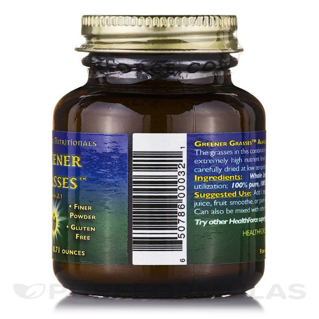 Greener Grasses Powder - 0.71 Oz (20 Grams) by Healthforce Nutritionals