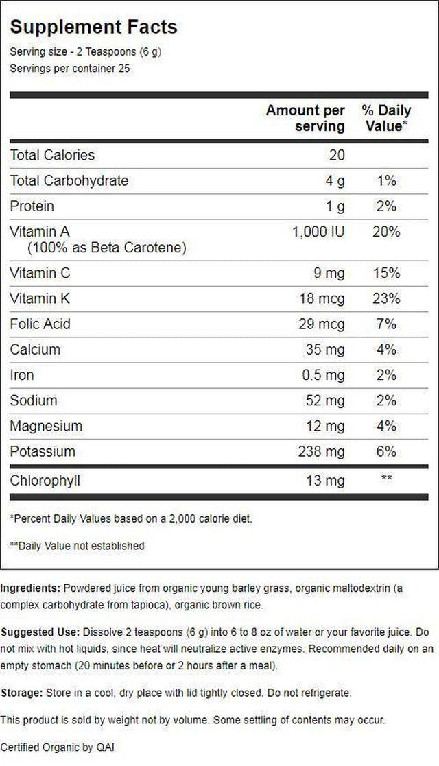 Green Foods Dr Hagiwara Green Magma Barley Grass Juice Powder - 5.3 Oz