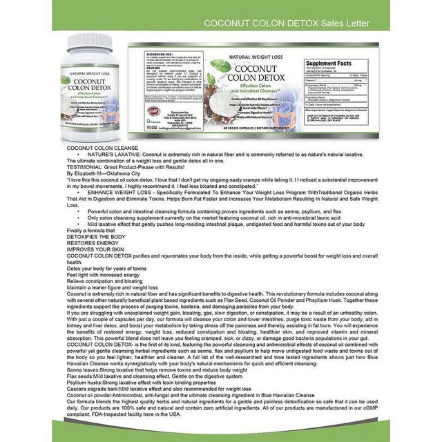 Keto BHB and Coconut Colon Cleanse Combo Pack