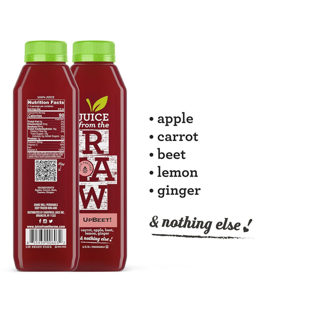 2-Day Juice Cleanse with Coconut Fusion by Juice from the RAW® - 100% Raw Cold-Pressed Juices (12 Total 12 Oz. Bottles)