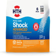HTH Pool Care Shock Advanced, Swimming Pool Chemical Prevents Bacteria & Algae, Cal Hypo Formula, 1 Lb (Pack of 6)