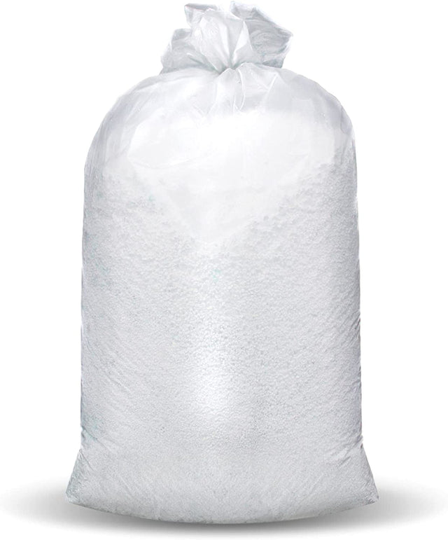 Fatboy Virgin Non-Fire Retardant Polystyrene Bean Bag Refill Beads, 113 Liters,White