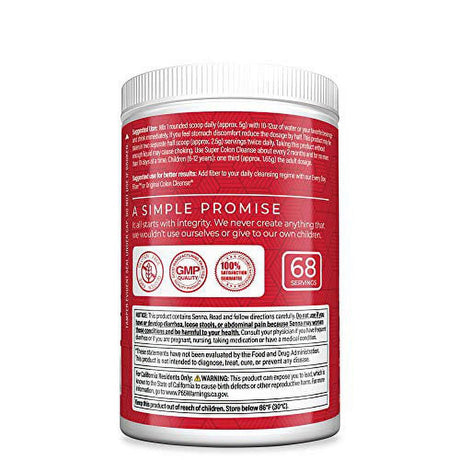 Health plus Super Colon Cleanse, 45 Servings, 12 Ounce (Pack of 1)