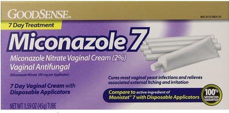Good Sense Miconazole 7 Day Vaginal Cream with Disposable Applicators 1.59 Oz