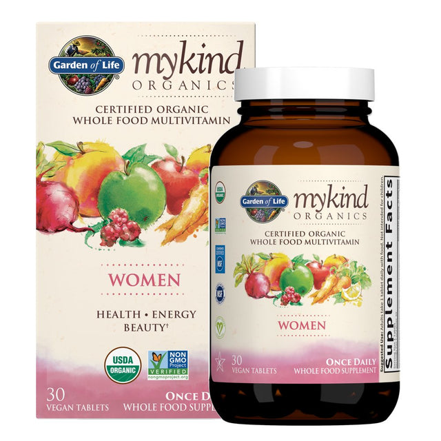 Garden of Life Mykind Organics Women'S Multivitamin | Once Daily | 30Ct