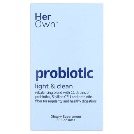 Her Own Probiotic Supplement Capsules, 30 Ct
