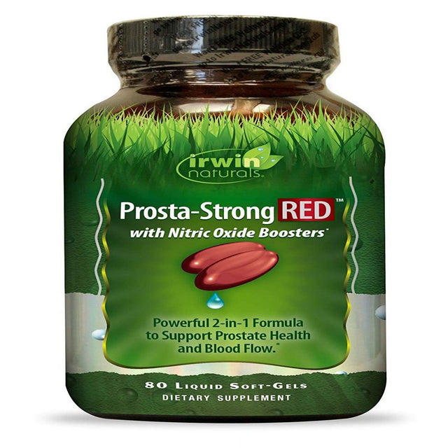 Irwin Naturals Prosta-Strong Red Supplement, 80 Count