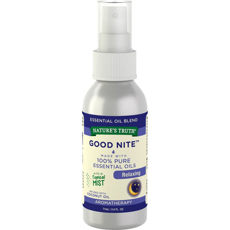 Good Nite Essential Oil Mist | 2.4 Fl Oz | Calming Sleep Blend | for Topical Use, Yoga, Aroma Spray | by Nature'S Truth