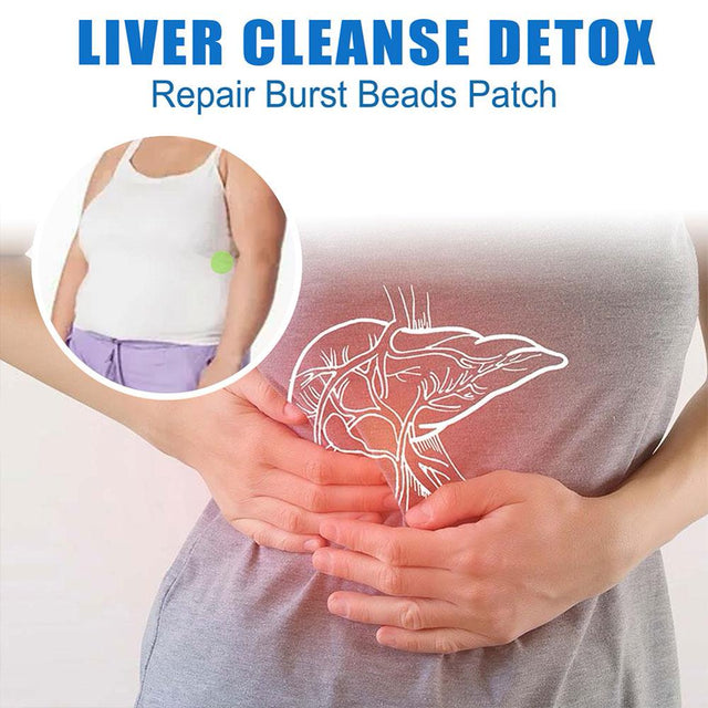 Intense Antioxidant Liver Cleanse Detox Repair Burst Beads Patch 1Pack/7Pcs