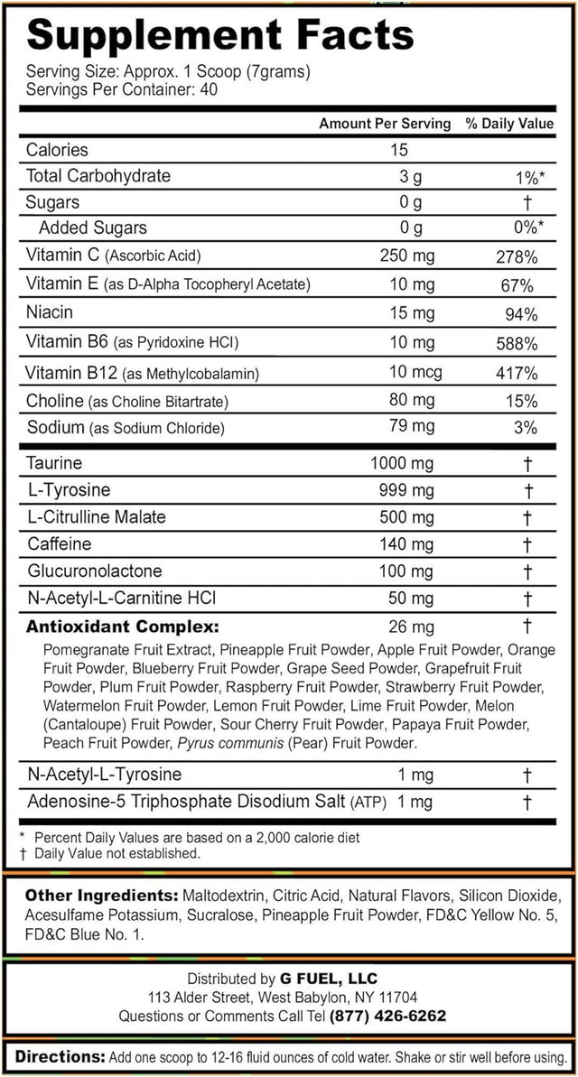 Faze-51 Elite Energy Powder, 9.8 Oz (40 Servings)
