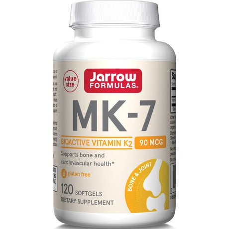 Jarrow Formulas MK-7, 90 Mcg, 120 Softgels