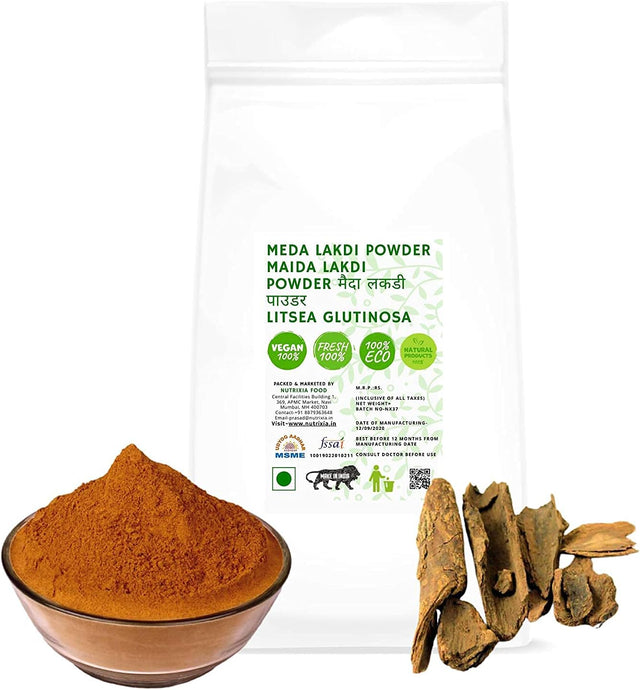 MEDA Lakdi Powder - Maida Lakdi Powder Maida Wood Powder- Litsea Glutinosa (100 GMS)