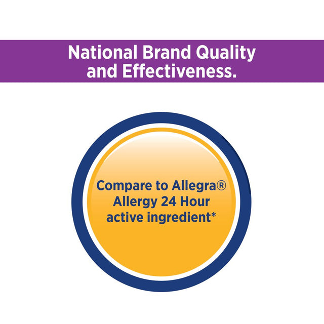 Equate Non-Drowsy Allergy Relief Fexofenadine 180Mg Caplets, 15 Count