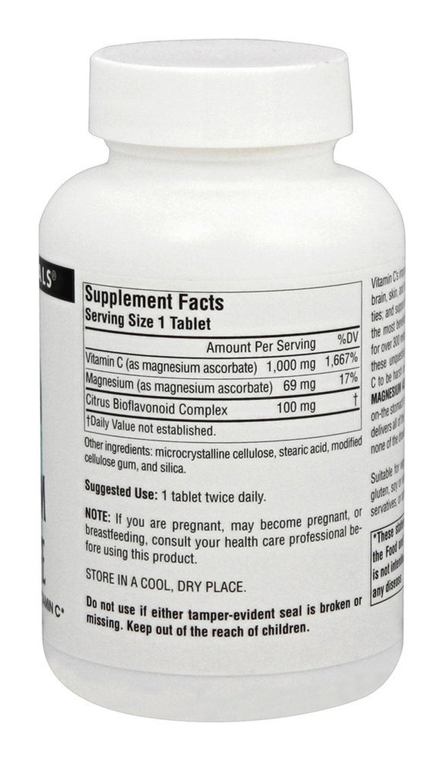 Source Naturals - Magnesium Ascorbate 1000 Mg. - 60 Tablet(S)