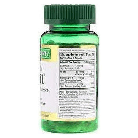 Nature'S Bounty Gentle Iron Iron Glycinate 28 Mg Caps, 90 Ct