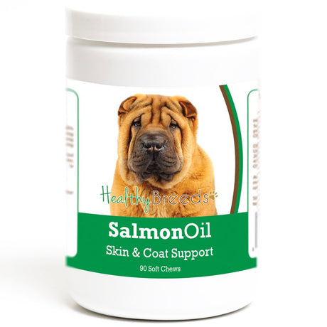 Healthy Breeds Chinese Shar Pei Salmon Oil Soft Chews 90 Count